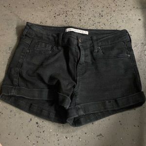 celebrity pink size 25 black jean shorts
